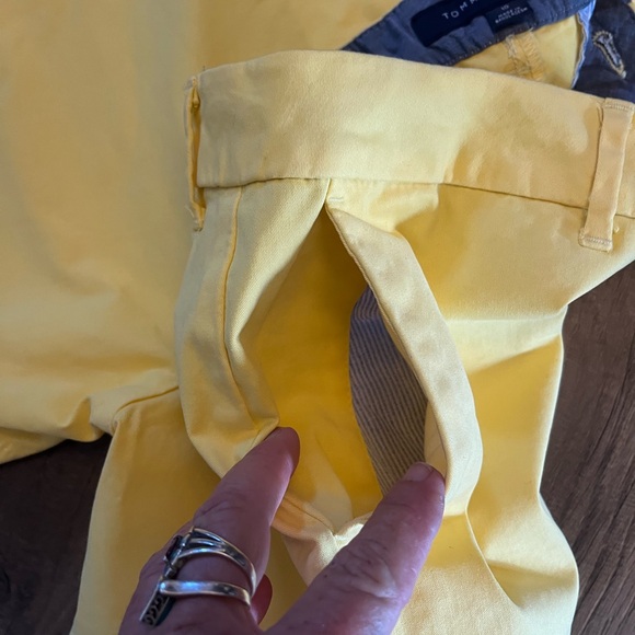 Tommy Hilfiger Yellow Hollywood Bermuda Shorts SZ 10 - Picture 7 of 14